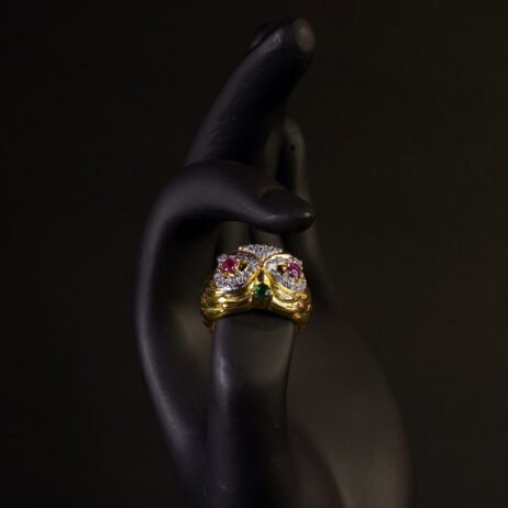 Owl Face Ring