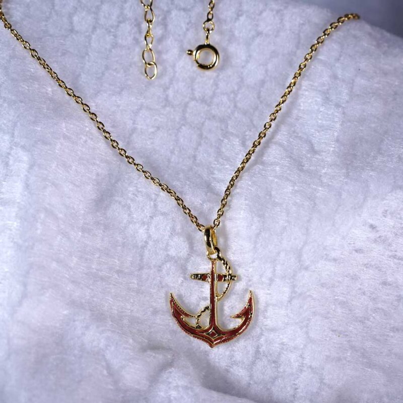 Anchor Pendant with Chain