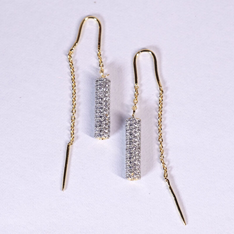 Silverji Spherical Sui Dhaga Earring