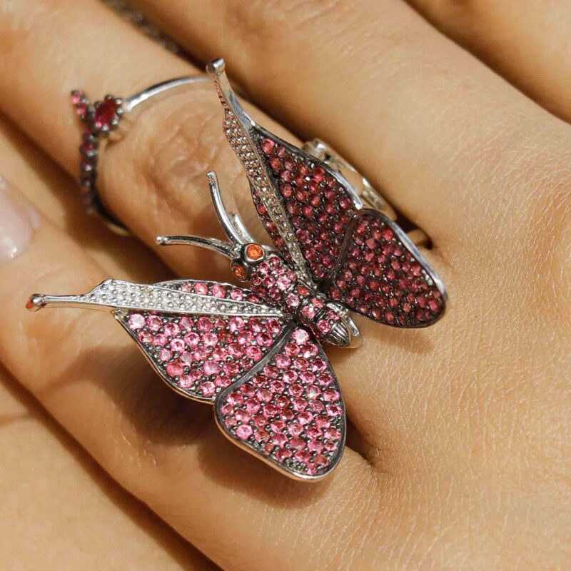Moving Butterfly Ring(Re-Sizable) - Image 3