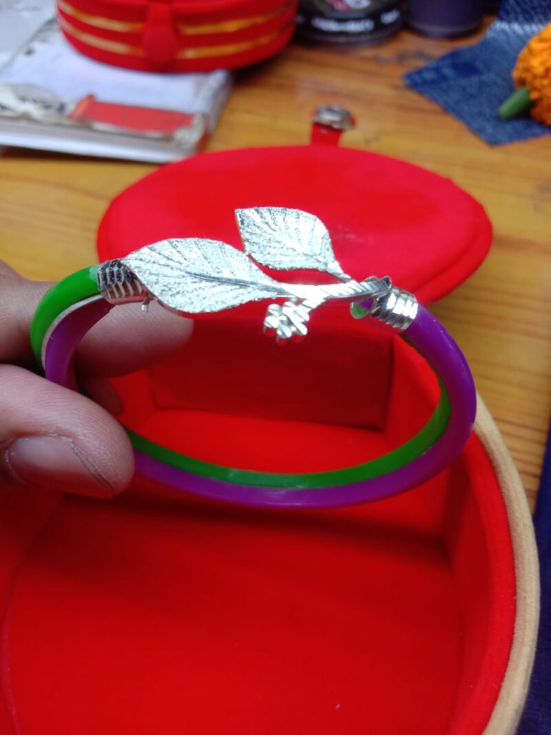 Buy Silverji Handmade Silver Leaf Pola(One Piece )