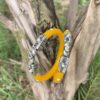 Buy Silverji Handmade Yellow Colour Elephant Shape Square Bangle ( One Piece ) - Image 2