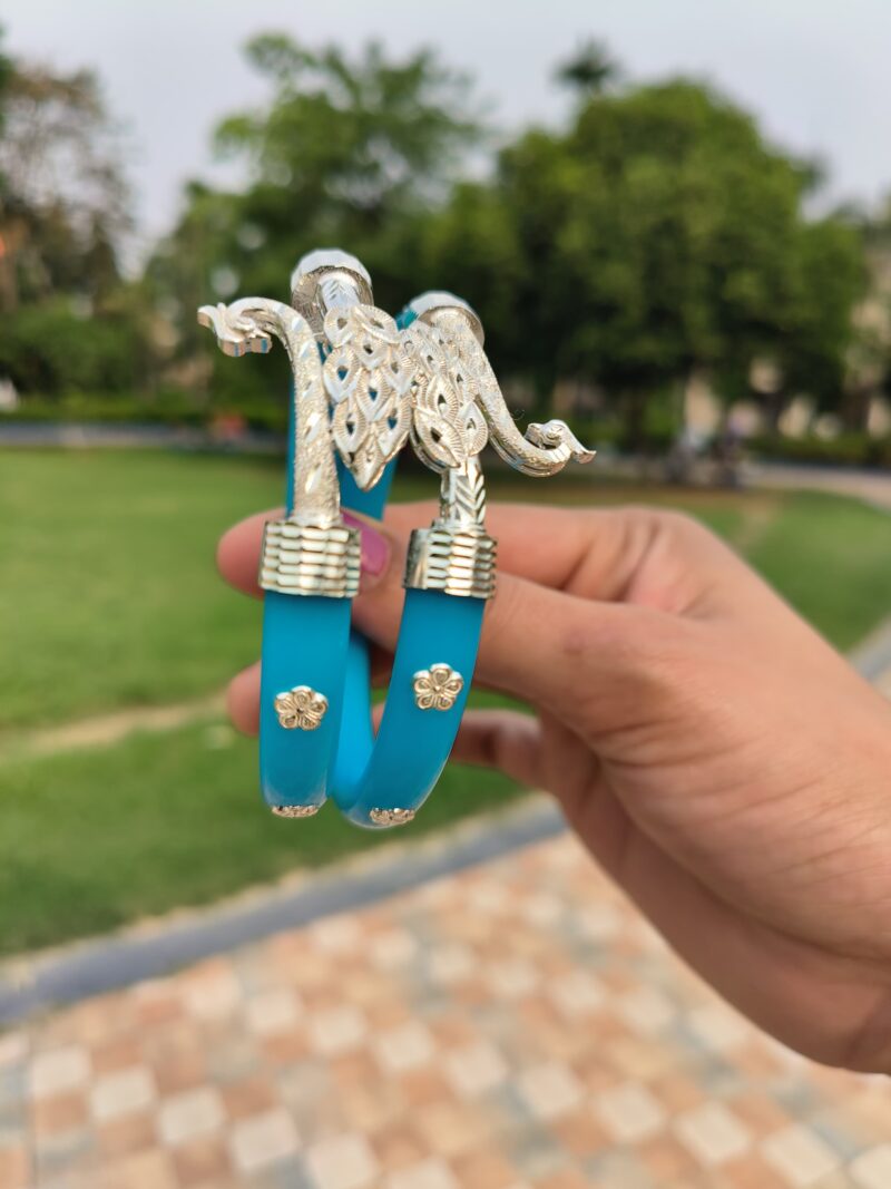 Buy Silverji Handmade Peacock Shape Pola ( One Piece )