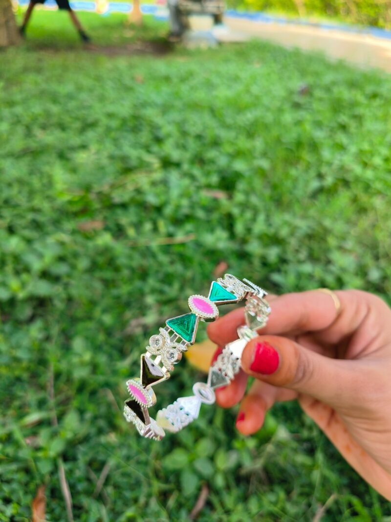 Buy Silverji Handmade Multi-Color Bracelet ( One Piece ) - Image 6